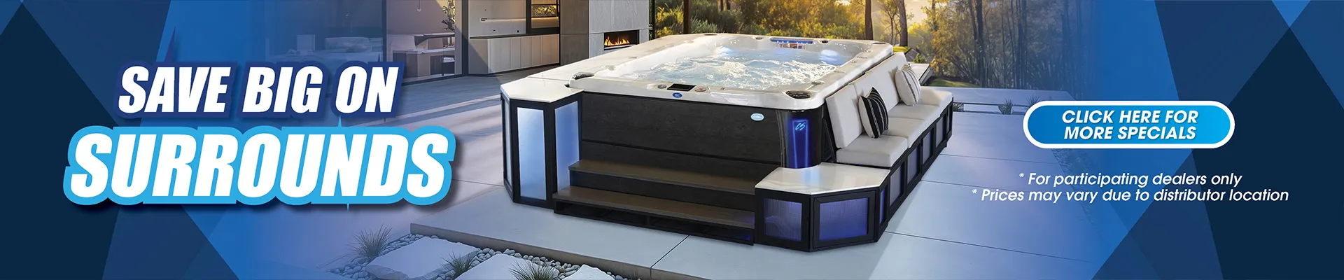 Calspas hot tub being used in a family setting - San Marcos