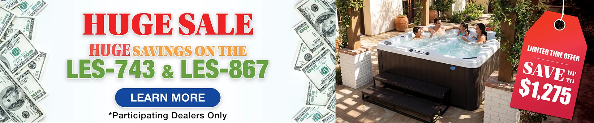 Calspas hot tub being used in a family setting - San Marcos